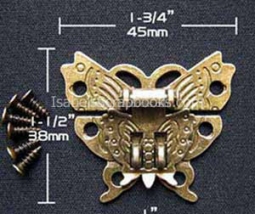 Antiq Brass Butterfly Hasp