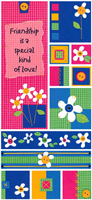 Pebbles Snip its-Funk Flowers Bright Sampler