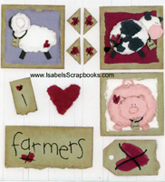 Forget Me Not-Farm Animals Paper Clips