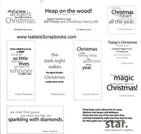 Memories Complete-Christmas-Complete Quotes