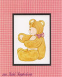 Daisy D-Girl Bear Gingham Frame 3100