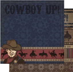 Best Creations-Cowboy Up 12x12 Glitter Paper