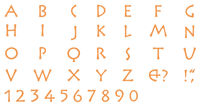 QuicKutz-Empire Mini-UpperCase Alphabet