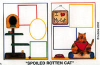 Heartstrings-Spoiled Rotten Cat cutouts