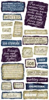 Karen Foster--Winter Phrases Stickers