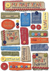 Karen Foster--First Year Phrases Stickers