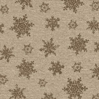 Karen Foster-Winter Tapestry-Snowflake Brown  12x12 paper