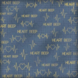 Karen Foster-Heart Beep 12x12 paper