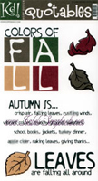 Kopp Design Colors Of Fall Quotables