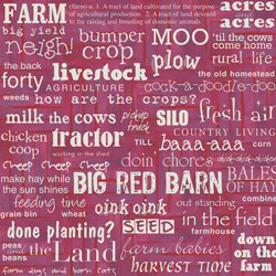 It Takes Two-Farm Words 12x12 paper