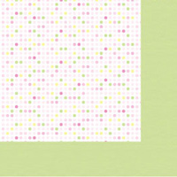 OnTheDot Lemonade & Blue Jeans pink lemonade dots 12x12 paper