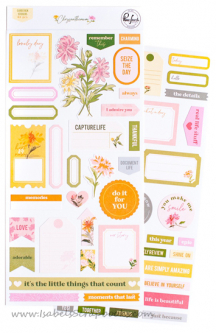 Pinkfresh-Chrysanthemum Cardstock Sticker