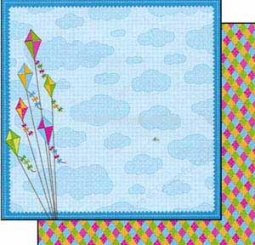 Best Creations-Kites/Sky 12x12 glitter paper