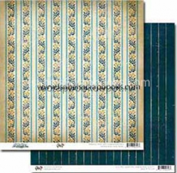 Glitz Design-Vintage Blue-Stripe 12x12 paper