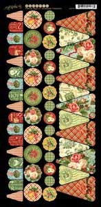 g45 12 Days of Christmas-Cardstock Banners